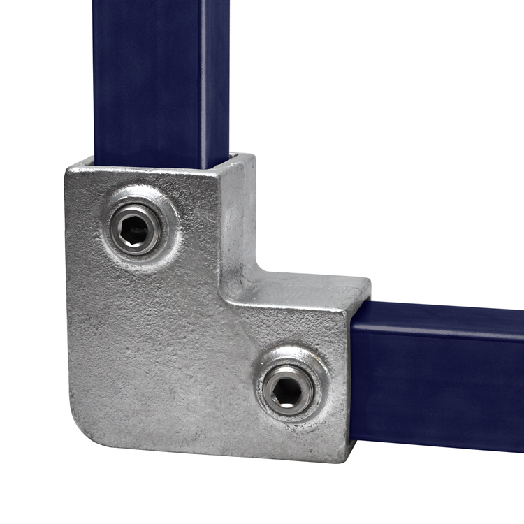 Σύνδεσμος για κοιλοδοκό 40x40mm, σχήμα L, 90°