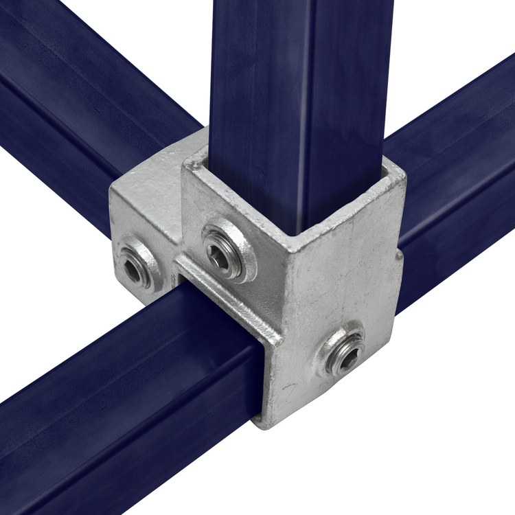 Σύνδεσμος κοιλοδοκού 40x40mm σε σχήμα εσωτερικής γωνίας