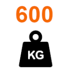 Βάρος πύλης έως 600kg