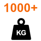 Βάρος πύλης άνω των 1000kg
