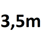 Πλάτος διέλευσης έως 3,5 m
