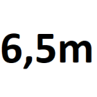 Πλάτος διέλευσης έως 6,5 m
