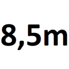 Πλάτος διέλευσης έως 8,5 m
