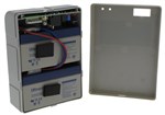 Εφεδρική μπαταρία μηχανισμού NICE PS124 από την εσωτερική πλευρά