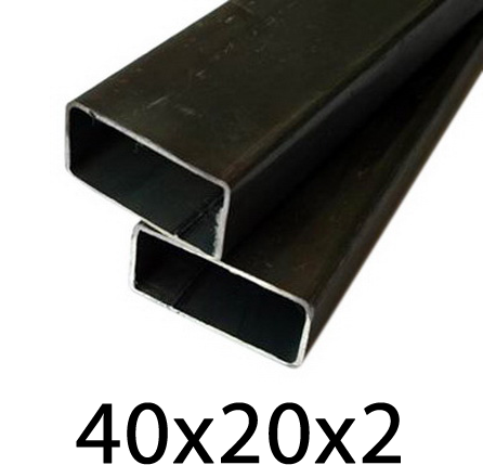 Χαλύβδινος κοιλοδοκός 40 × 20 × 2 mm