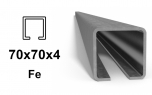 Προφίλ C 70 × 70 × 4 mm, Fe