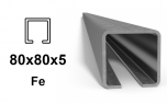Προφίλ C 80 × 80 × 5 mm, Fe