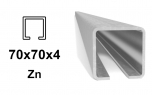 Προφίλ C 70 × 70 × 4 mm, Zn