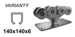 Φορείο CAIS SPEED L για προφίλ C 140 × 140 × 6 mm